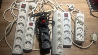 Regletas de enchufes con interruptor