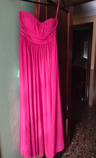 Vestido fiesta Pronovias rosa T.38/40