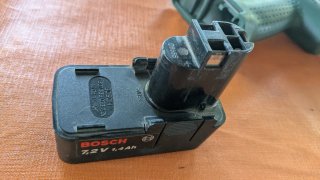 Taladro Bosch PSR 7,2 VES con batería y cargador