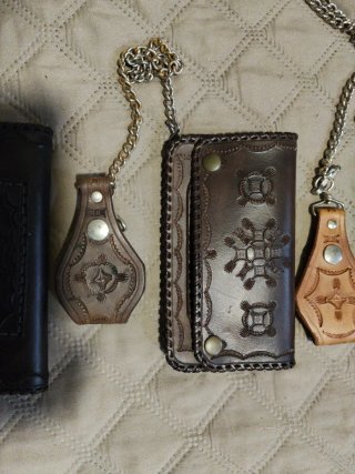 Billeteras de Piel con Cadena