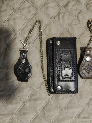 Billeteras de Piel con Cadena