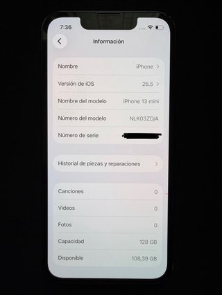 iPhone 13 mini 128GB negro