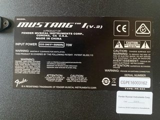 Amplificador Fender Mustang V.2