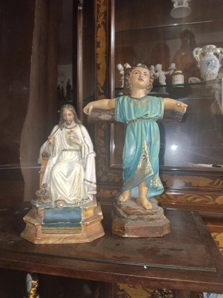 Figuras religiosas Olot antiguas