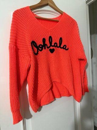 Jersey de punto naranja Oohlala
