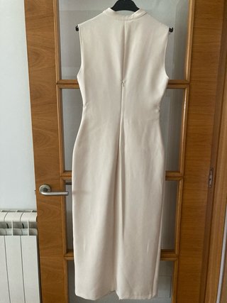 Vestido Zara Beige