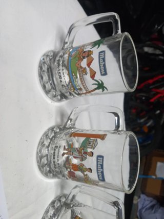 Jarras de Cerveza Mahou (Set de 4)