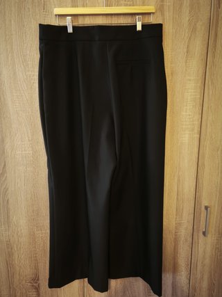 Pantalón Palazzo Mujer Negro