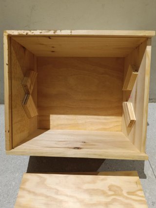 Caja de madera San Martín Emilio Valerio