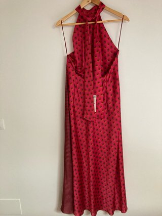 Vestido largo Zara estampado