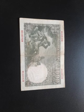 BILLETE DE 1000 PESETAS DE 1949 MUY DIFÍCIL