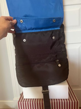 Bolso Adolfo Domínguez Unisex Marrón/Azul