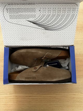 Birkenstock Boston ante beige