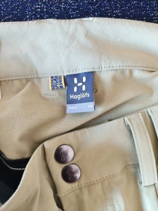 Pantalones Haglöfs Talla M Beige/Verde