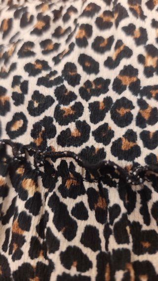Falda Zara niña estampado leopardo