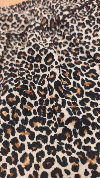 Falda Zara niña estampado leopardo