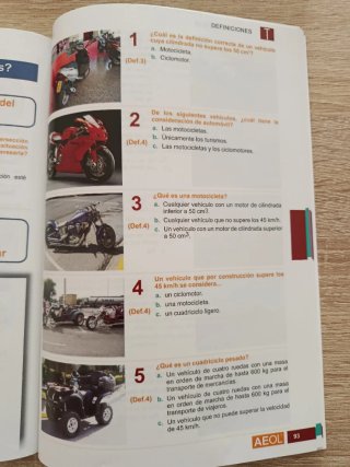 Libro autoescuela A1 y A2