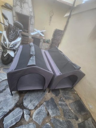 Caseta de perros impermeable