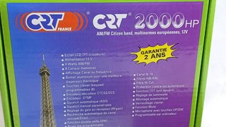 Radio CB CRT 2000H 4W AM/FM 12V ASQ