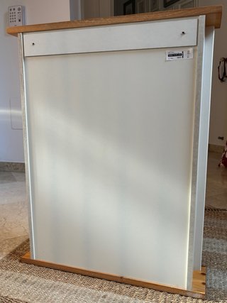 Armario Espejo Baño Madera y Blanco Ikea