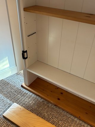 Armario Espejo Baño Madera y Blanco Ikea