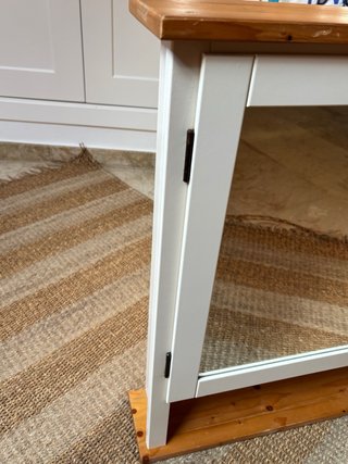 Armario Espejo Baño Madera y Blanco Ikea
