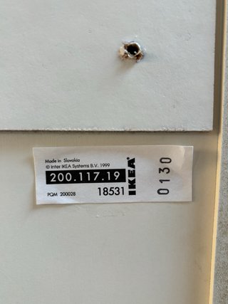 Armario Espejo Baño Madera y Blanco Ikea