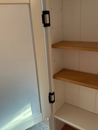 Armario Espejo Baño Madera y Blanco Ikea