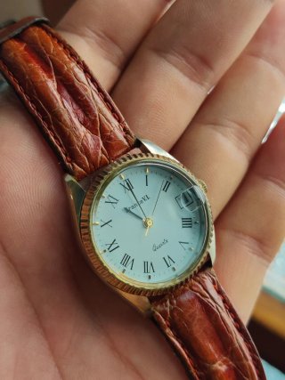 Orologio France V.I. vintage pelle marrone