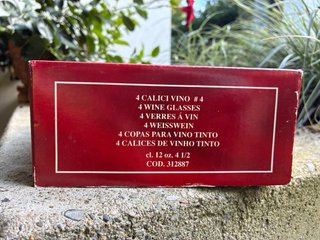 12 Calici Cristallo al Piombo 24% Capri