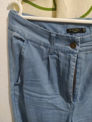 Pantalón ancho azul BOTELI