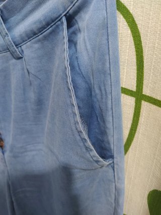 Pantalón ancho azul BOTELI
