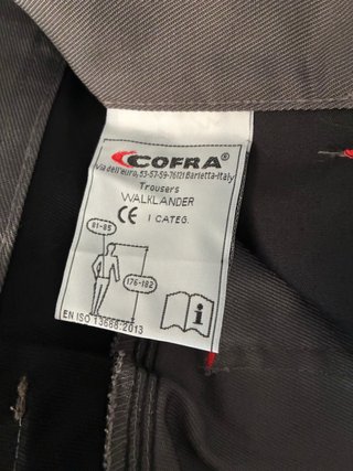 Pantalón de trabajo Cofra WALKLANDER Talla 42