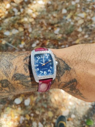 Orologio Locman Vintage Diamante Blu Argento