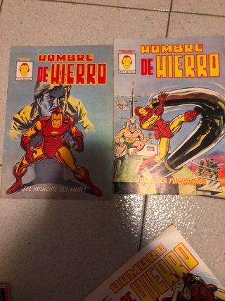 Hombre de Hierro No 1 al 5 Ediciones Vértice 1981