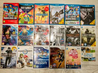 Nintendo Wii U 32GB Negra + 16 Juegos