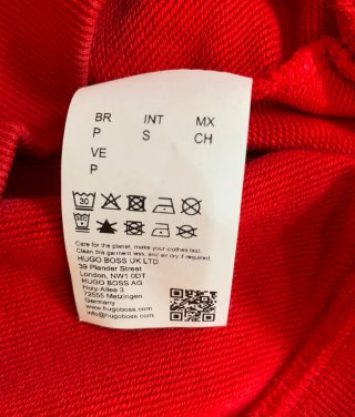 Sudadera BOSS Roja Talla S