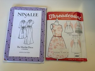 Patrones de costura Nina Lee y Threadcount