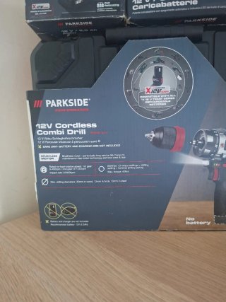 Taladro Percutor Parkside 12V 45Nm