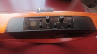 Guitarra Silent De viaje con aros desmontables