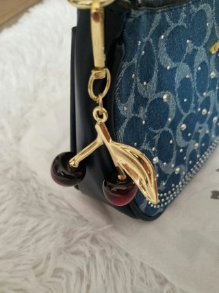 Bolso Coach Denim con Cristales