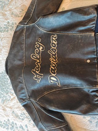 Chaqueta Harley-Davidson Negra/Marrón