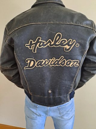Chaqueta Harley-Davidson Negra/Marrón