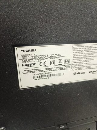 TV Toshiba 55 Smart TV leer