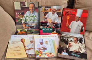 6 Libros de recetas de cocina de Karlos Arguiñano.