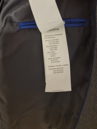 Traje Macson Gris Talla 52 Americana + Pantalón