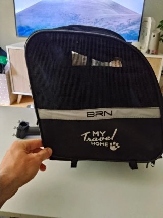 Transportín BRN para perro/gato bicicleta
