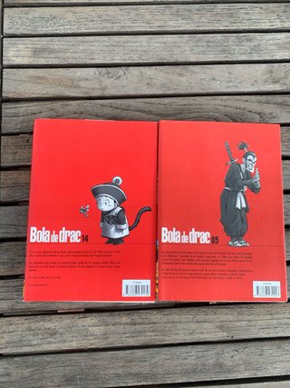 Bola de Drac manga llibre 5 i 14.