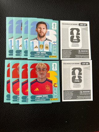 10 FigurineFIFA World Cup 2026 Messi e Yamal
