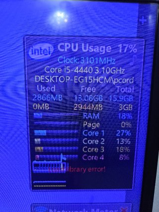 PC Intel i5 4440 3.10GHz 16GB GTX 650
